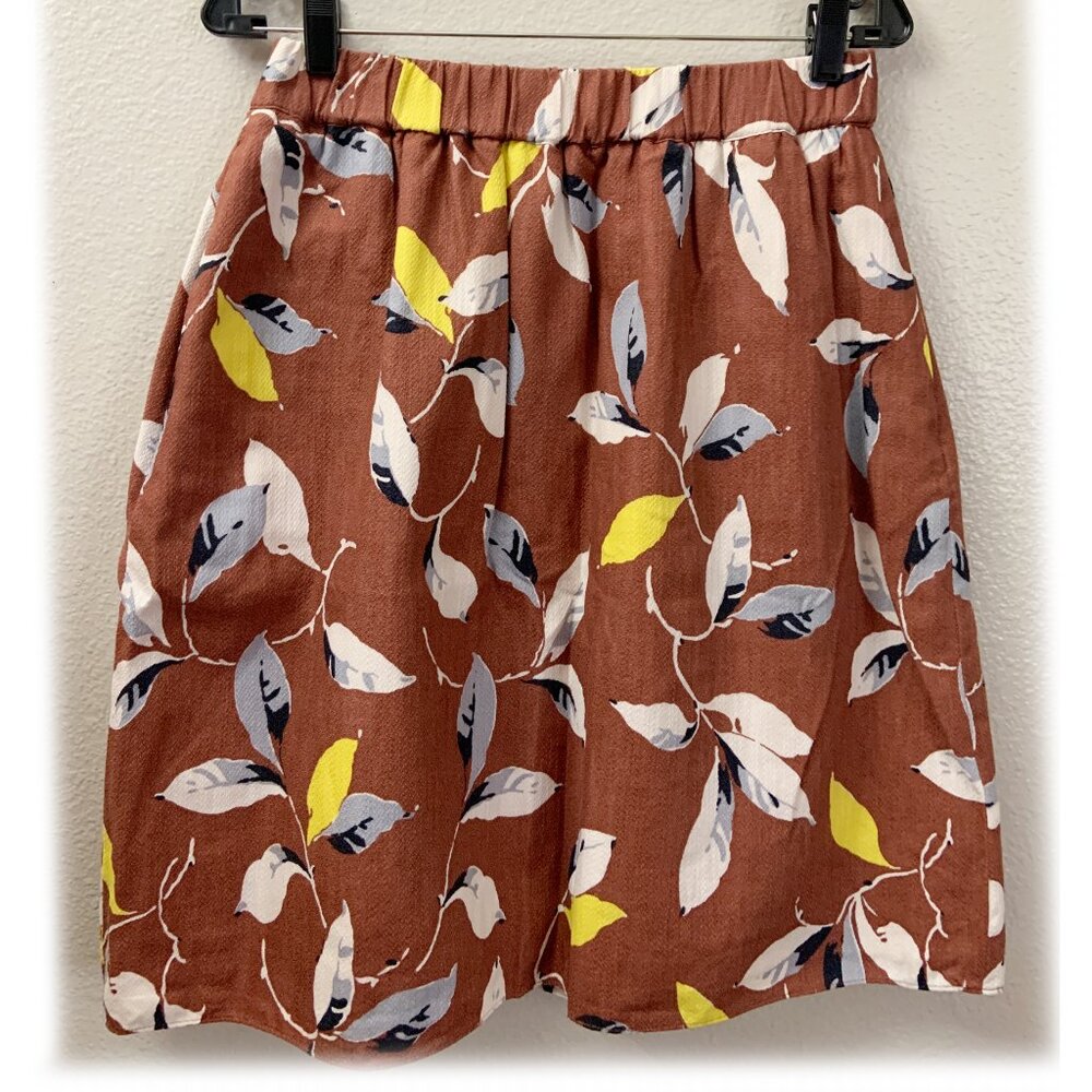 Boden: Floral Print, Classic A-line skirt,  8L